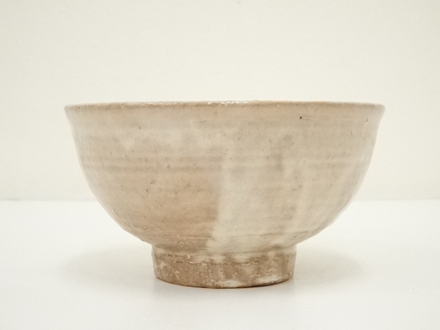 Ｓ９１８　茶碗　『萩焼』『東光窯』『十一代　大和松雁 造』　共箱　茶道具 道具 ] - 道具 萩焼 東光山窯 十一代 大和松雁造 平茶碗（共箱